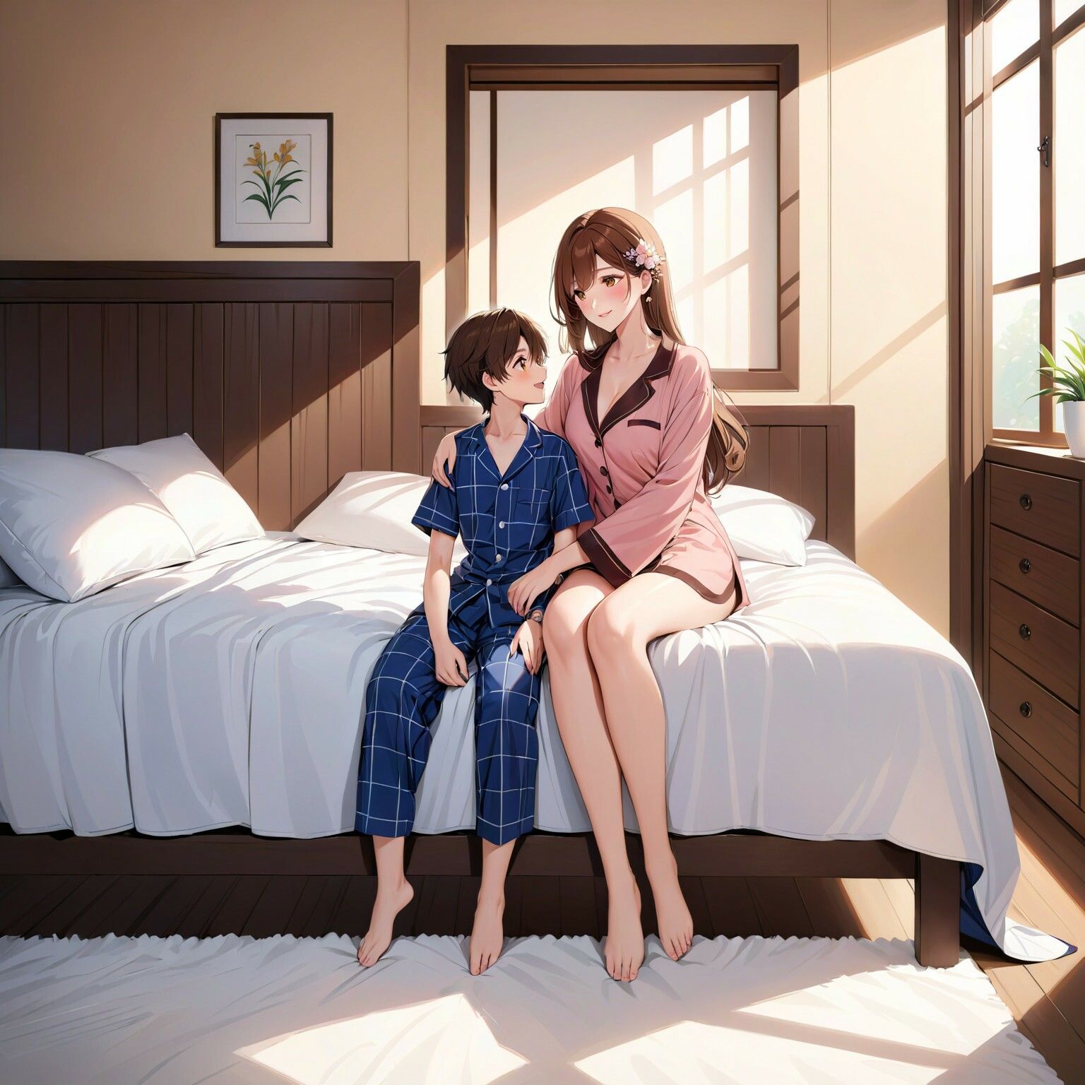 サンプル画像3:「甘えん坊・The Mommy’s Boy」KnitMomのイラスト集第29弾(KnitMom) [d_430850]