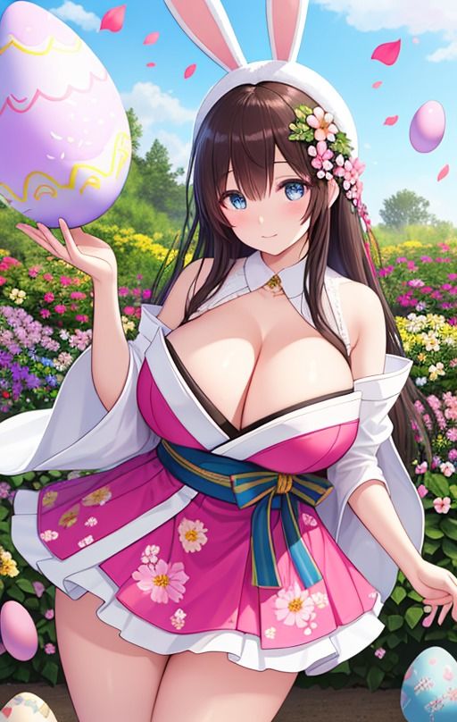 サンプル画像2:イースター TYPE-D100R18イラスト(彩羽ぽぷりす) [d_430920]