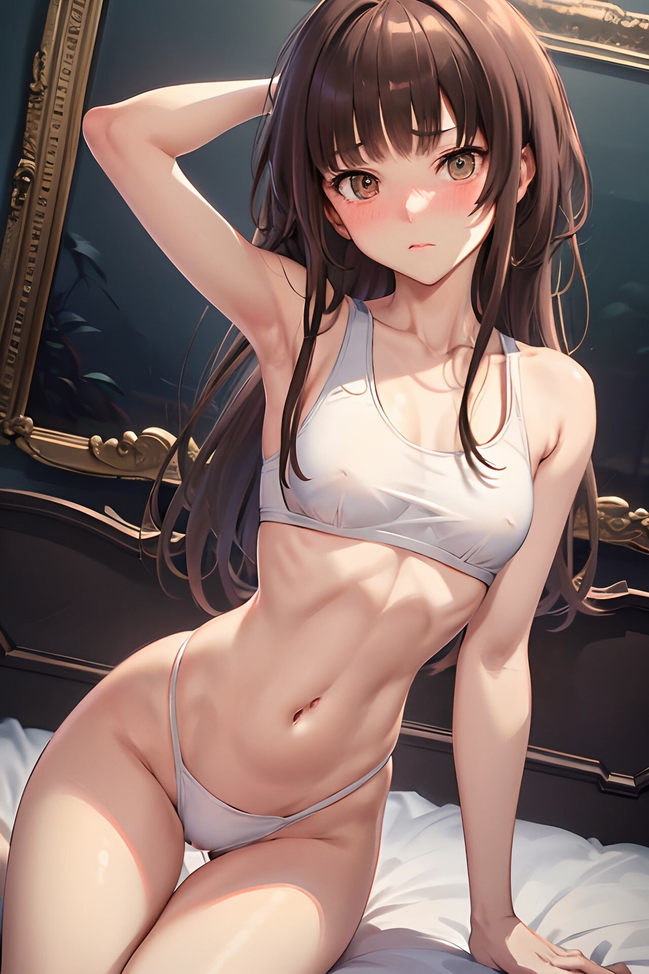 サンプル画像1:上〇裡沙 CG集 私の胸、小さくないですか？(ヒロインズVI) [d_430923]