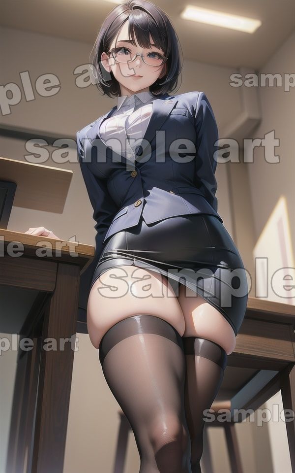 サンプル画像3:ドSのエロ上司〜仕事ができない後輩にパンツを見せつける経理事務〜(トリビアの熟女) [d_430947]