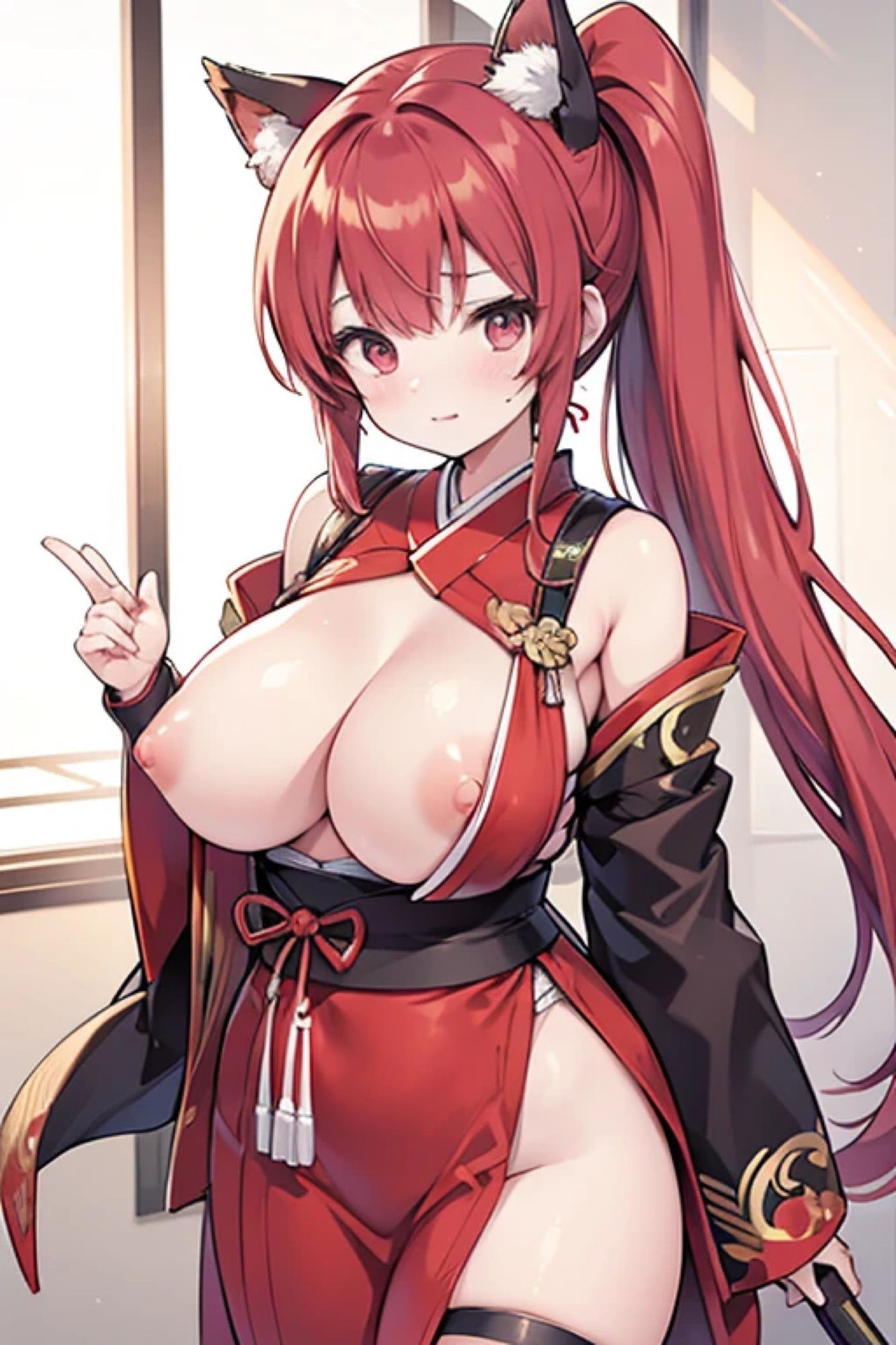 サンプル画像1:レッドクノイチのアレやコレ(rweb324) [d_431018]