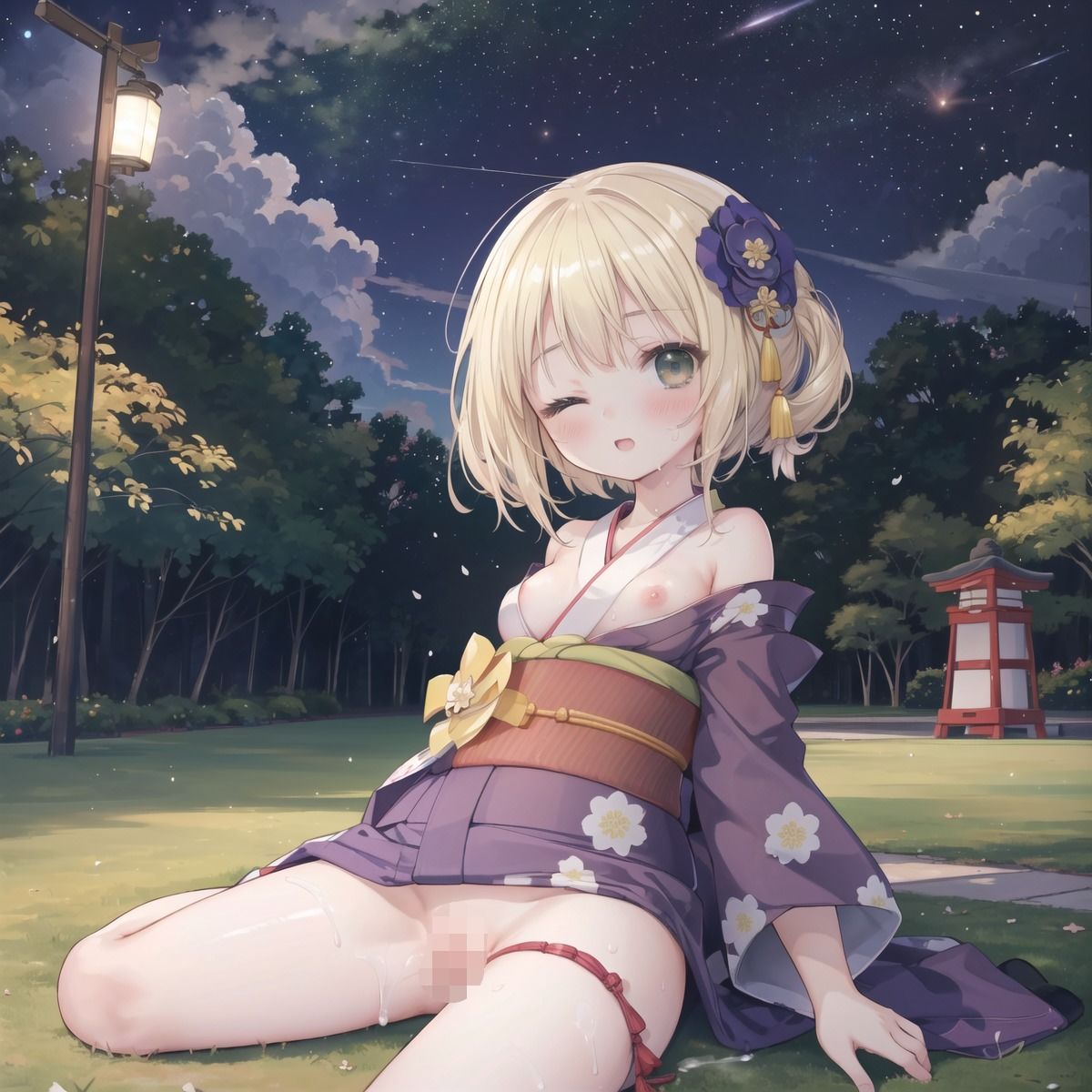 サンプル画像1:浴衣彼女と夏のえっちMEMORY No.4(癒しエロっち) [d_431076]