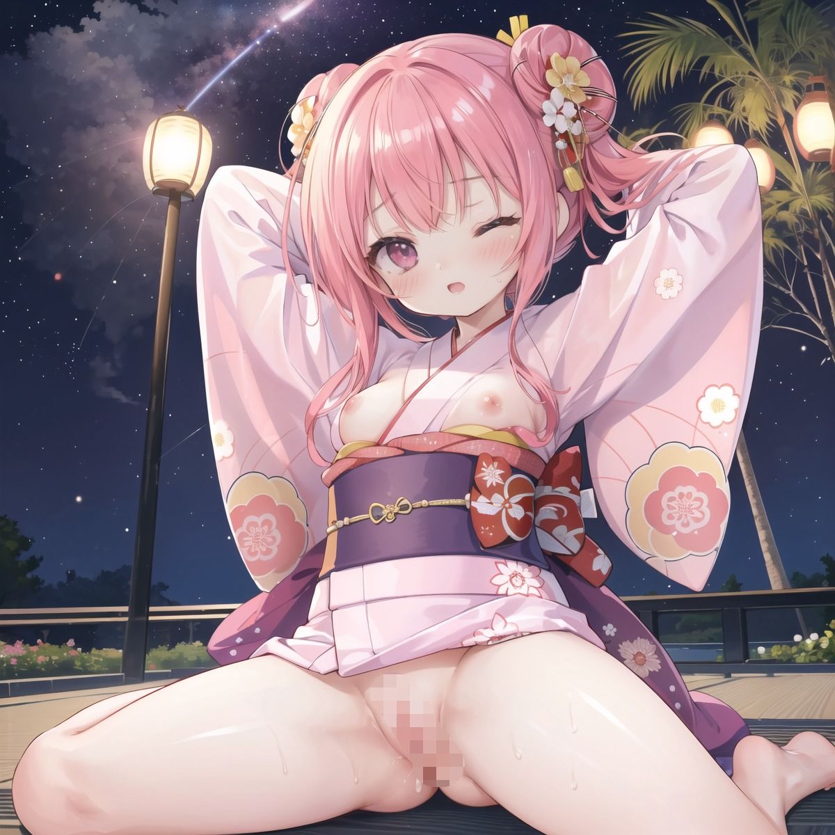 サンプル画像4:浴衣彼女と夏のえっちMEMORY No.4(癒しエロっち) [d_431076]