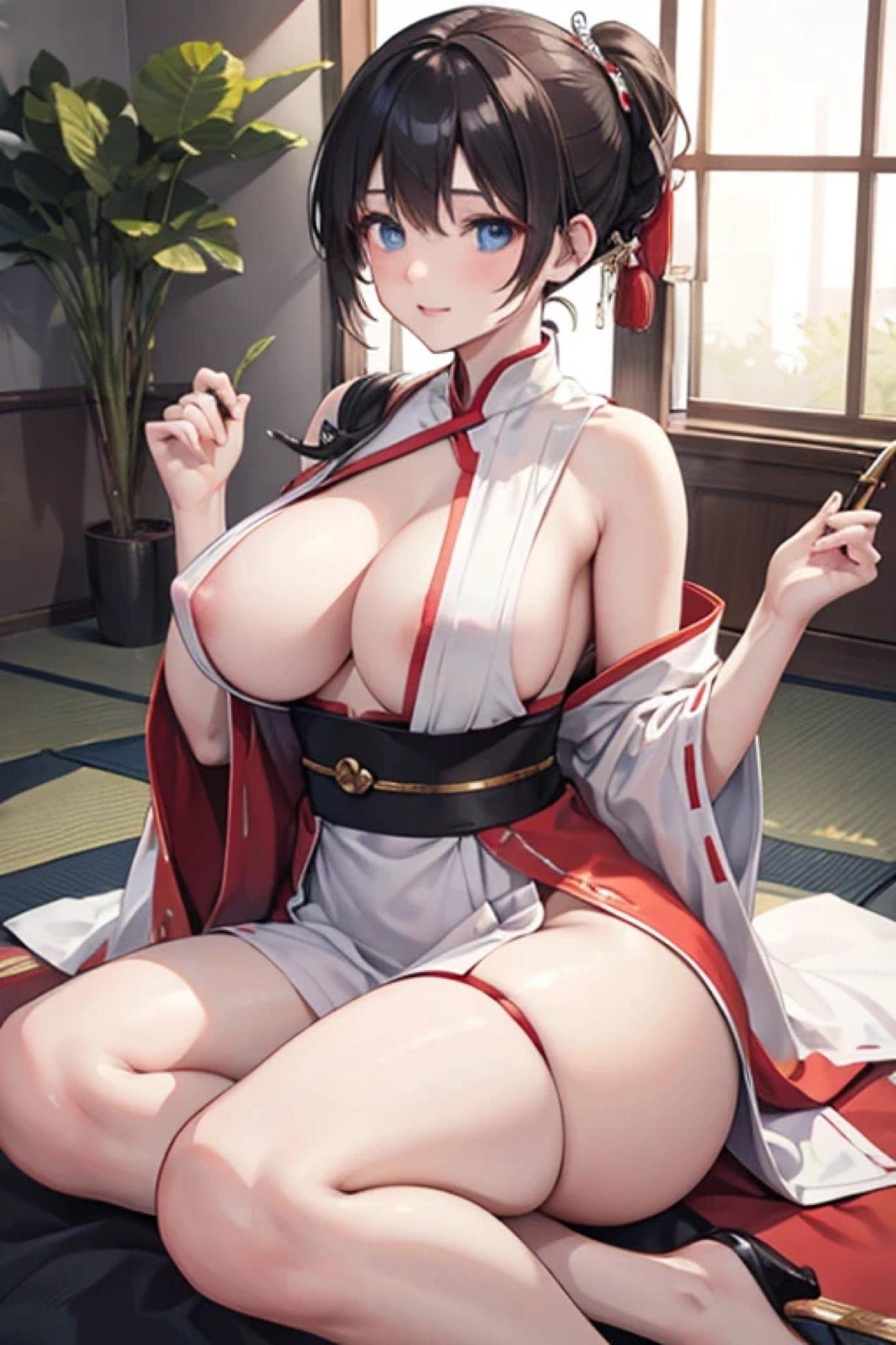 サンプル画像3:ホワイトクノイチのアレやコレ(rweb324) [d_431099]