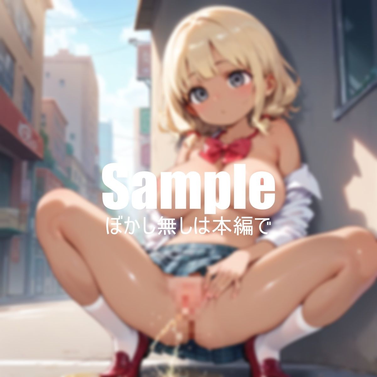 サンプル画像1:野ション黒ギャル(HなAI美女) [d_431107]