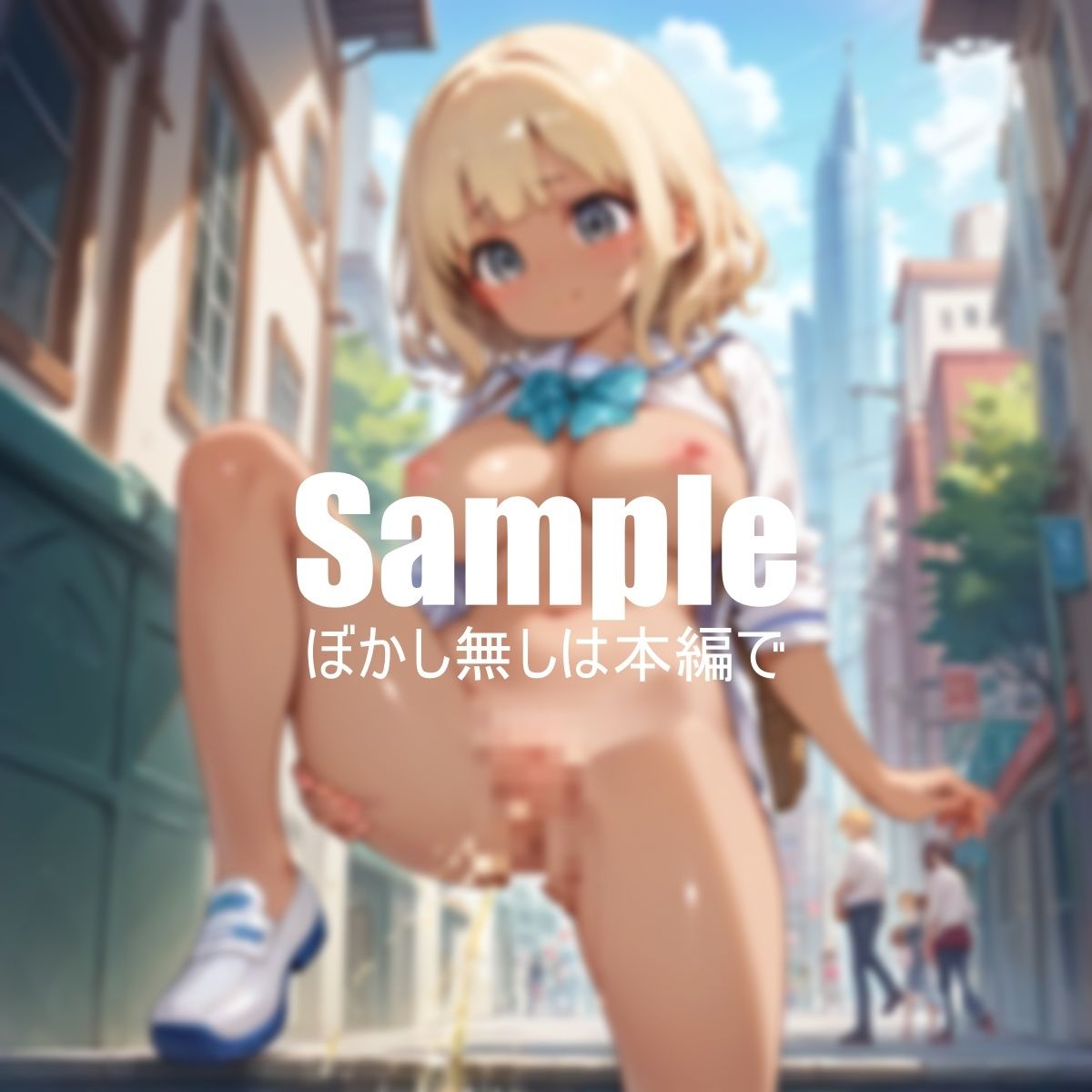 サンプル画像3:野ション黒ギャル(HなAI美女) [d_431107]