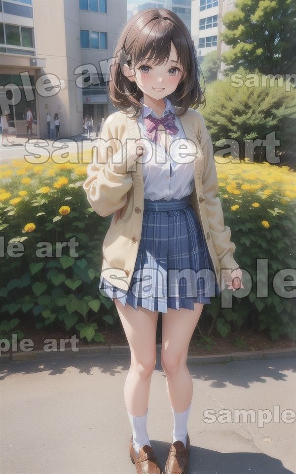 サンプル画像1:清楚系のJKパパ活特集！可愛い制服からパンツをみせてもらう小遣い稼ぎ・・・(性欲モンスター企画) [d_431127]