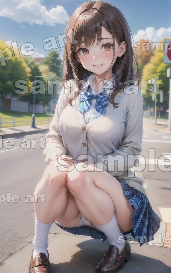 サンプル画像5:清楚系のJKパパ活特集！可愛い制服からパンツをみせてもらう小遣い稼ぎ・・・(性欲モンスター企画) [d_431127]