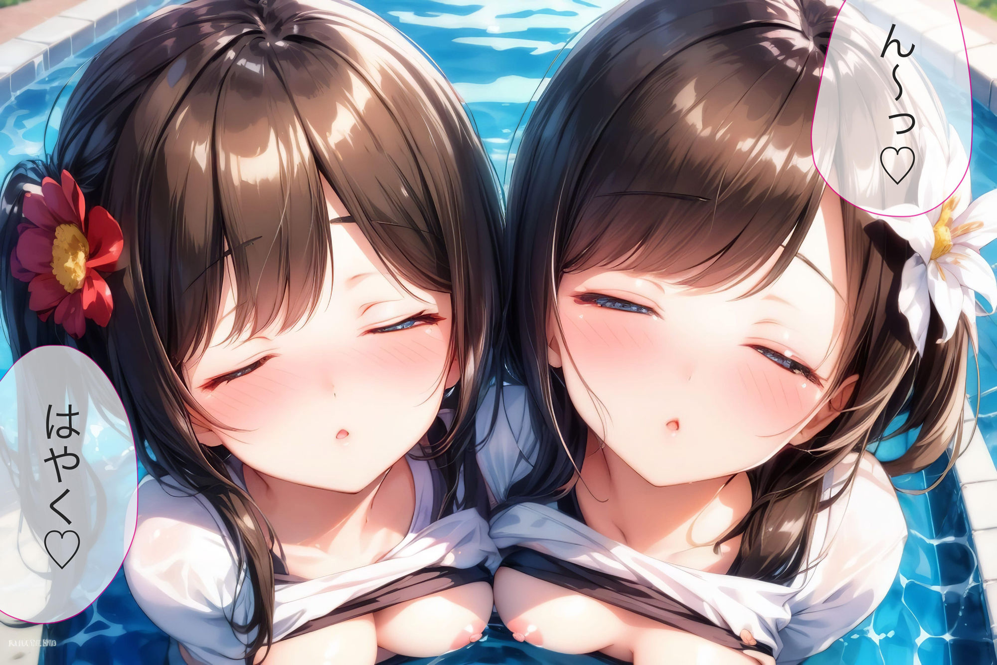 サンプル画像4:ハーレムプール学園(Creative worker) [d_431197]