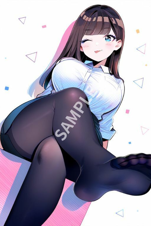 サンプル画像1:OL x タイツフェチイラスト集(タミーの生成AI研究所) [d_431275]