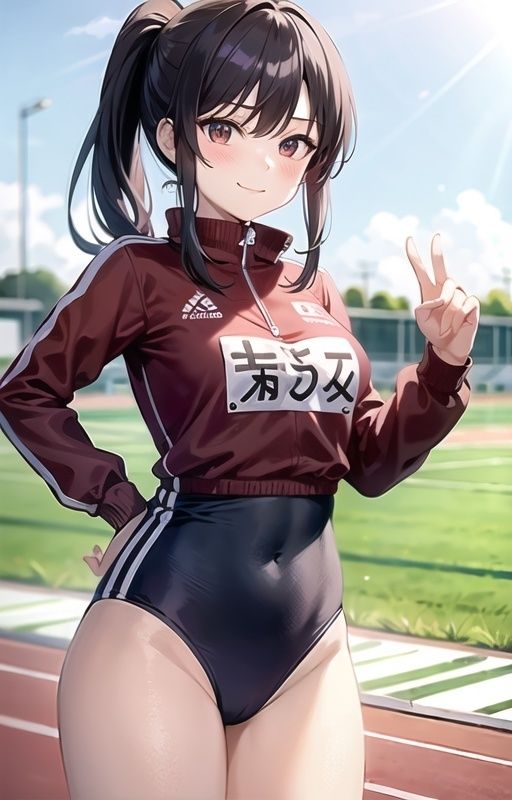 サンプル画像1:スラッとした女子部員たちがおチンポに発情！汗だくSEXで何度も中出し！(おっぱいモミモミ団) [d_431352]