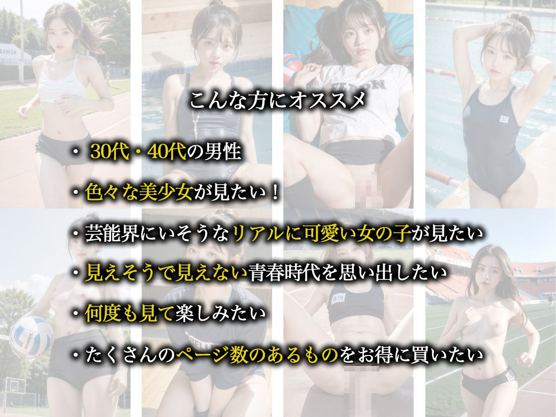 サンプル画像2:ちっぱい部活女子ー体で稼ぐー陸上部・水泳部・バレー部 全497ページ(ぽちっとゆめぶくろ) [d_431427]