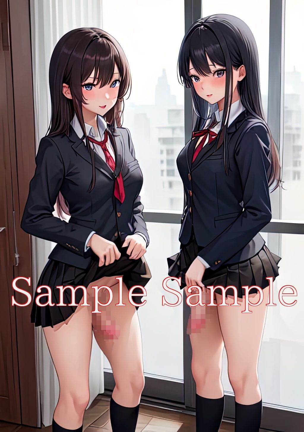 サンプル画像3:ふたなり姉妹大きさ比べ(味噌ごぼう) [d_431542]