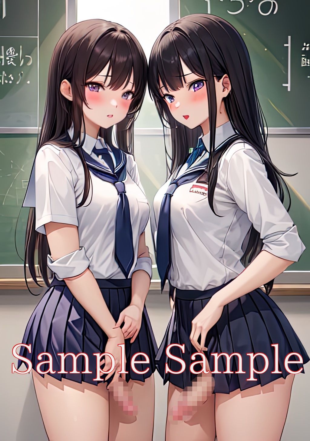 サンプル画像5:ふたなり姉妹大きさ比べ(味噌ごぼう) [d_431542]