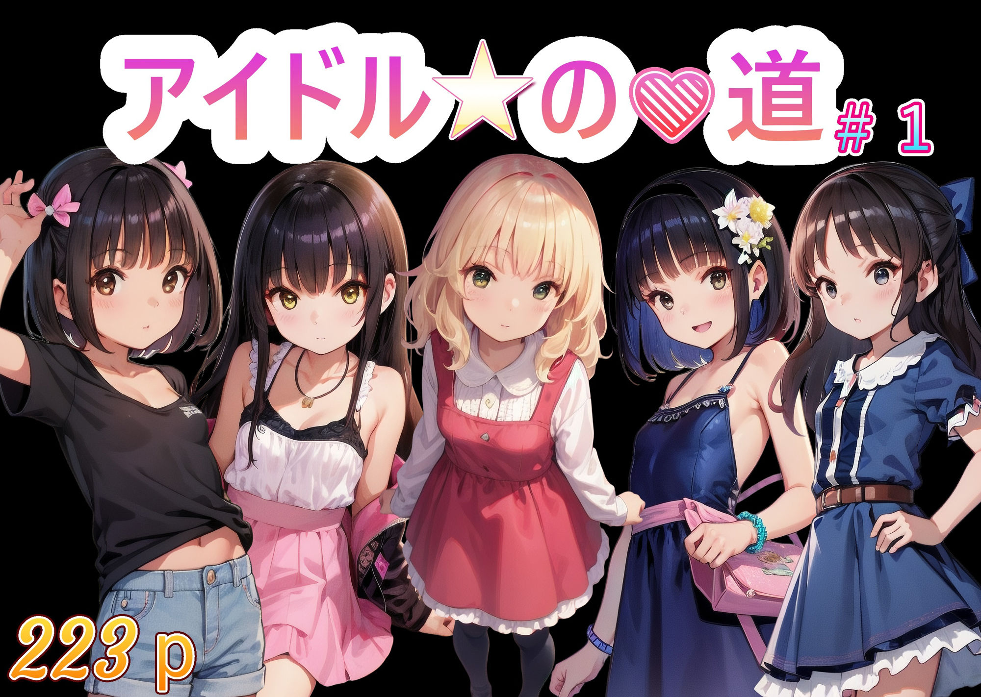 サンプル画像1:アイドルの道 1(AI女学園  LOW) [d_431553]