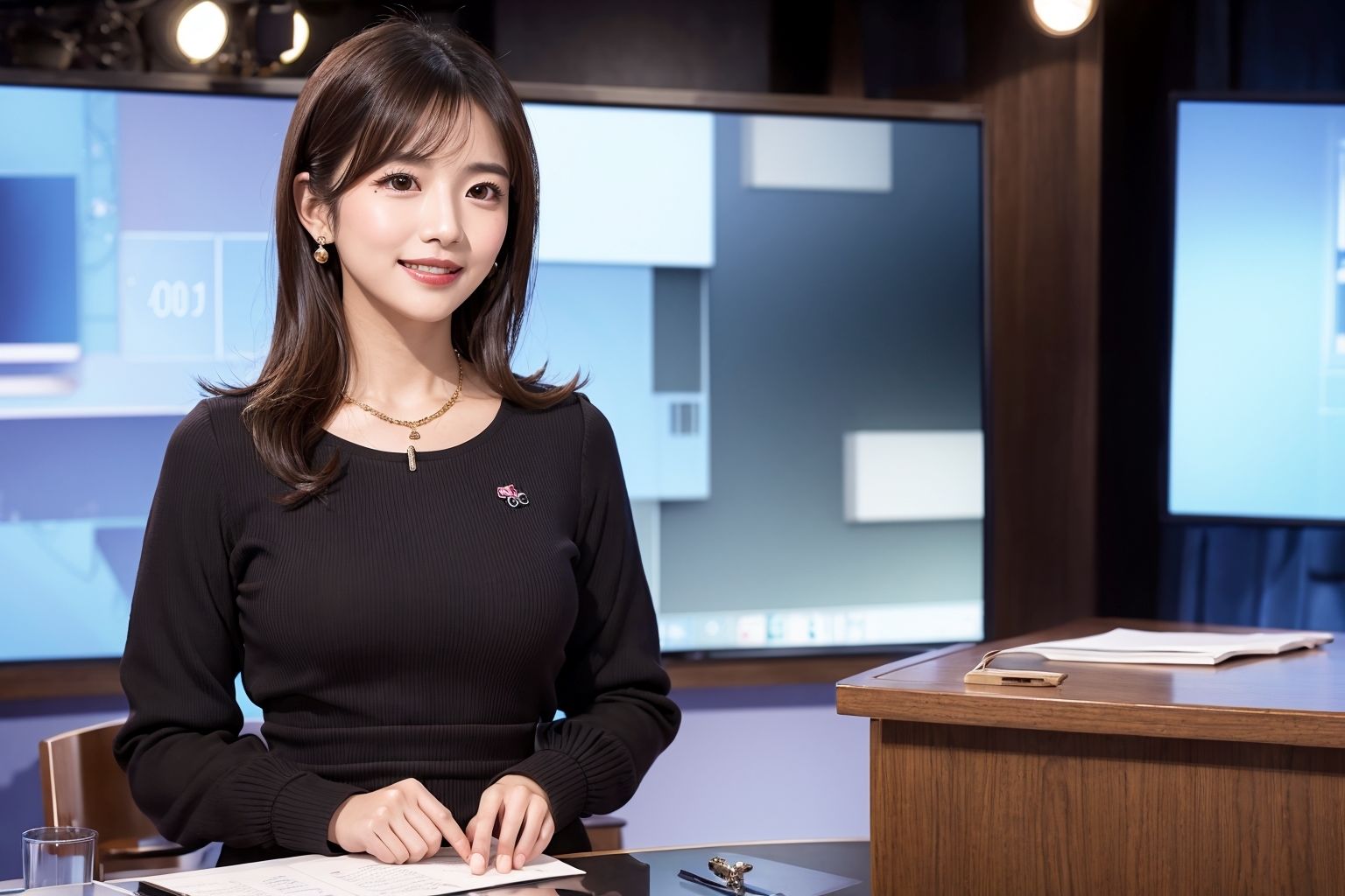 サンプル画像1:Generated Girls Collection vol.6 女子アナニット編(かまぼこ製造工場) [d_431568]