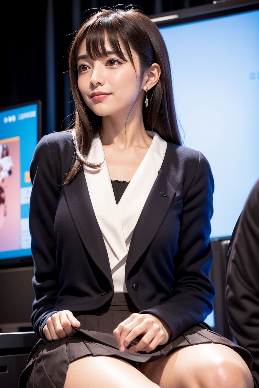 サンプル画像2:Generated Girls Collection vol.7 女子アナ ジャケット編(かまぼこ製造工場) [d_431615]