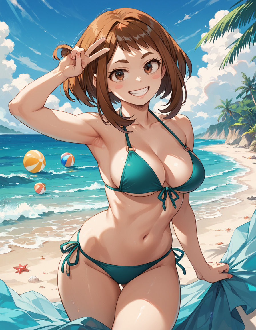 サンプル画像3:【僕のヒーローア〇デミア】麗日お〇子の写真集 プレミアム(DJart_ISUKO) [d_431690]