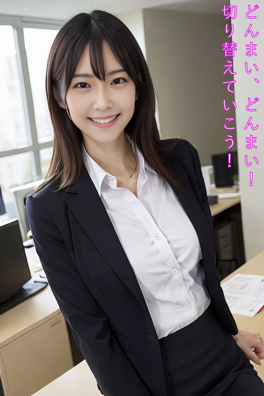 サンプル画像1:中出しあえぐ会社の先輩(大和一族) [d_431757]