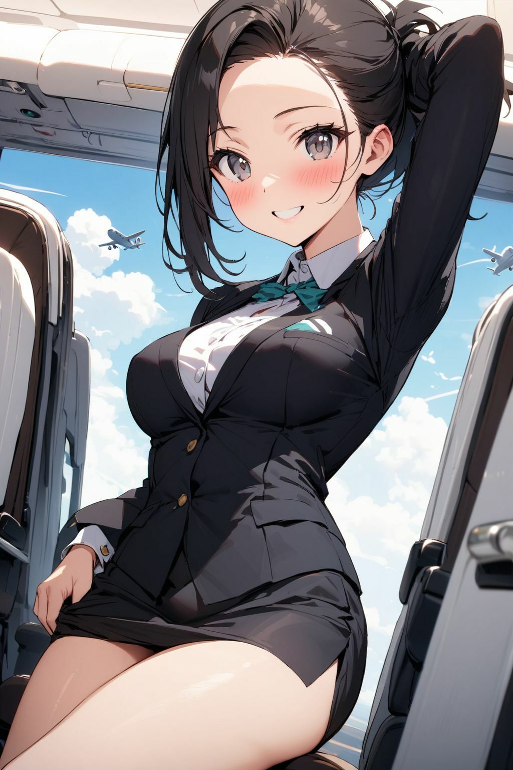 サンプル画像2:CAさんとのSEXは 危険日でも安心安全？(気になるあの娘) [d_431773]