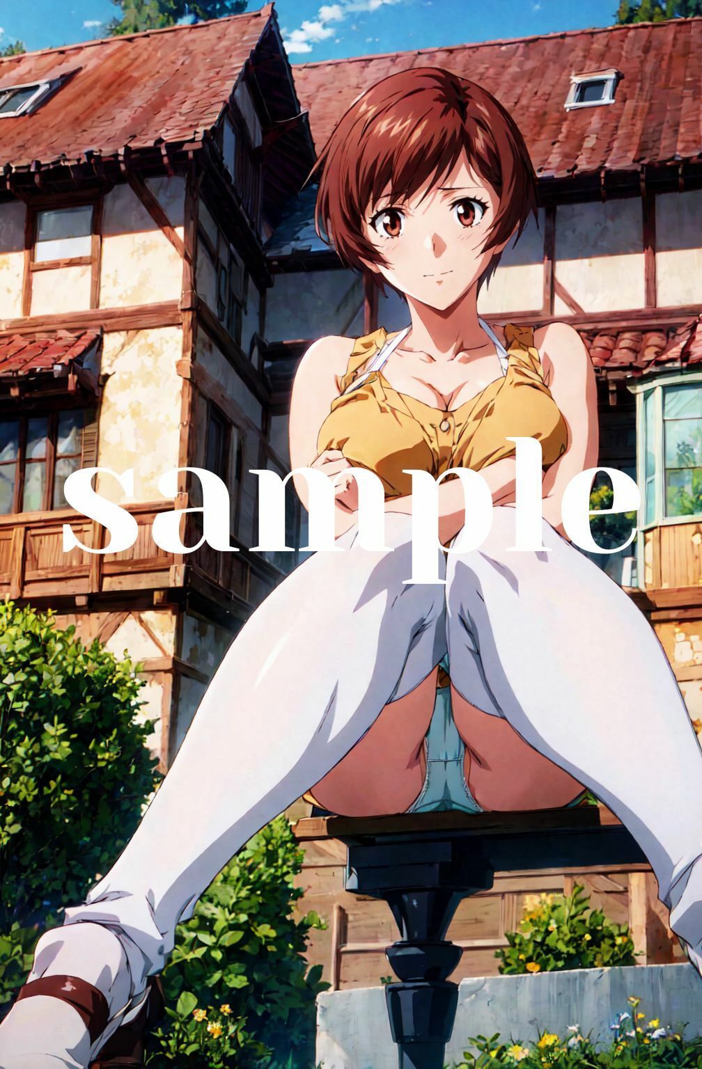 サンプル画像2:脱衣麻雀で勝負してもらっていいですか？Vol.1（スーパーリ〇ル麻雀）(ちっぱいですがなにか) [d_431872]