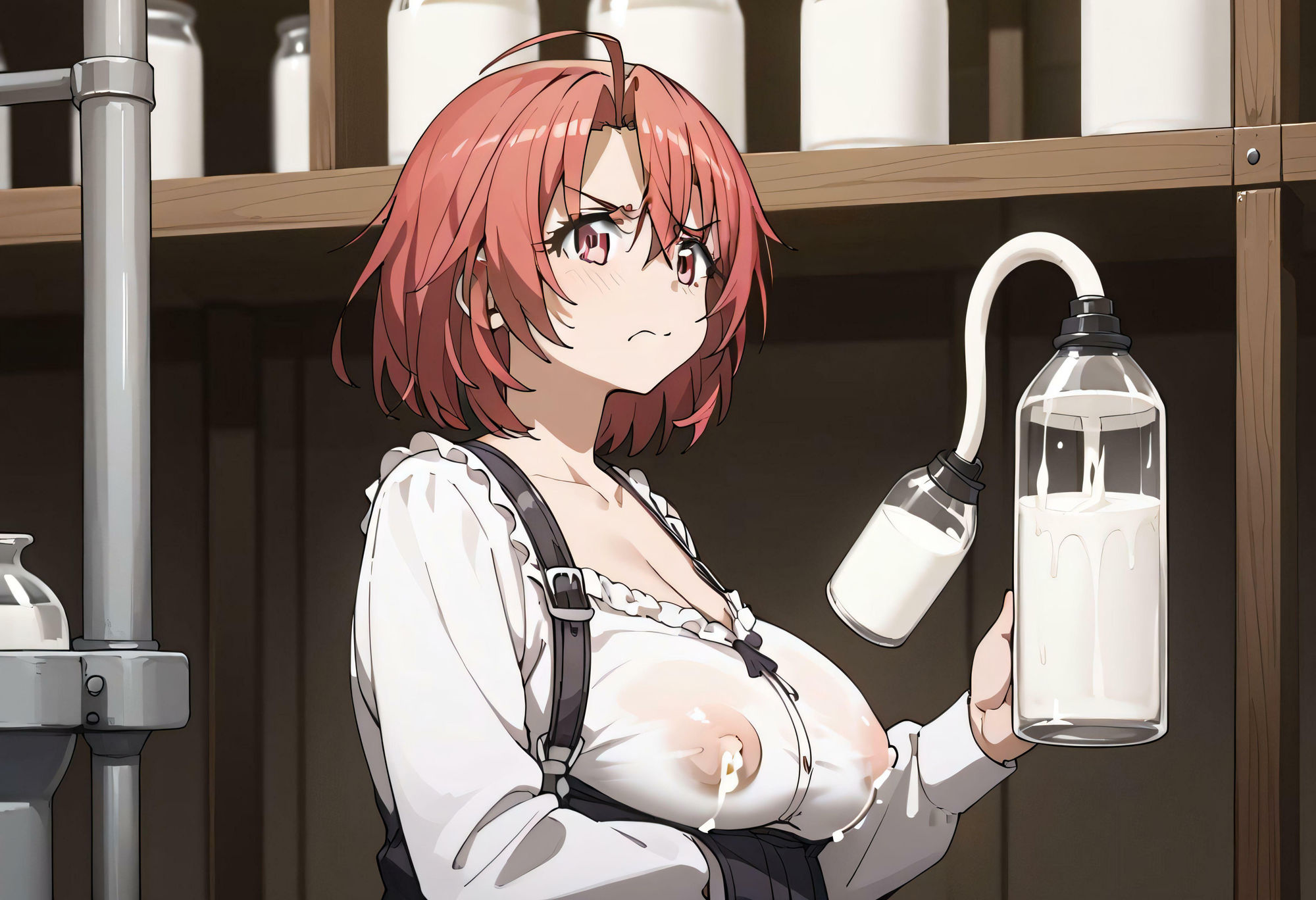 サンプル画像1:牛乳を飲み母乳を出す(アストラルシード) [d_431948]