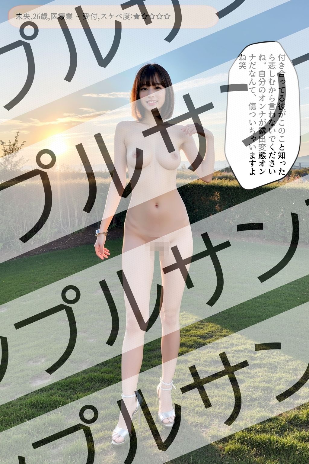 サンプル画像1:露出オンナとの初日の出デート(あらぶるま18＋) [d_432171]