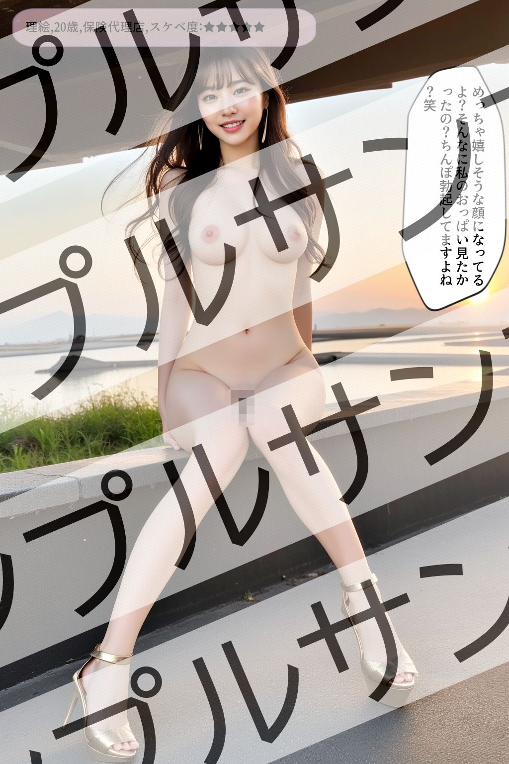 サンプル画像4:露出オンナとの初日の出デート(あらぶるま18＋) [d_432171]