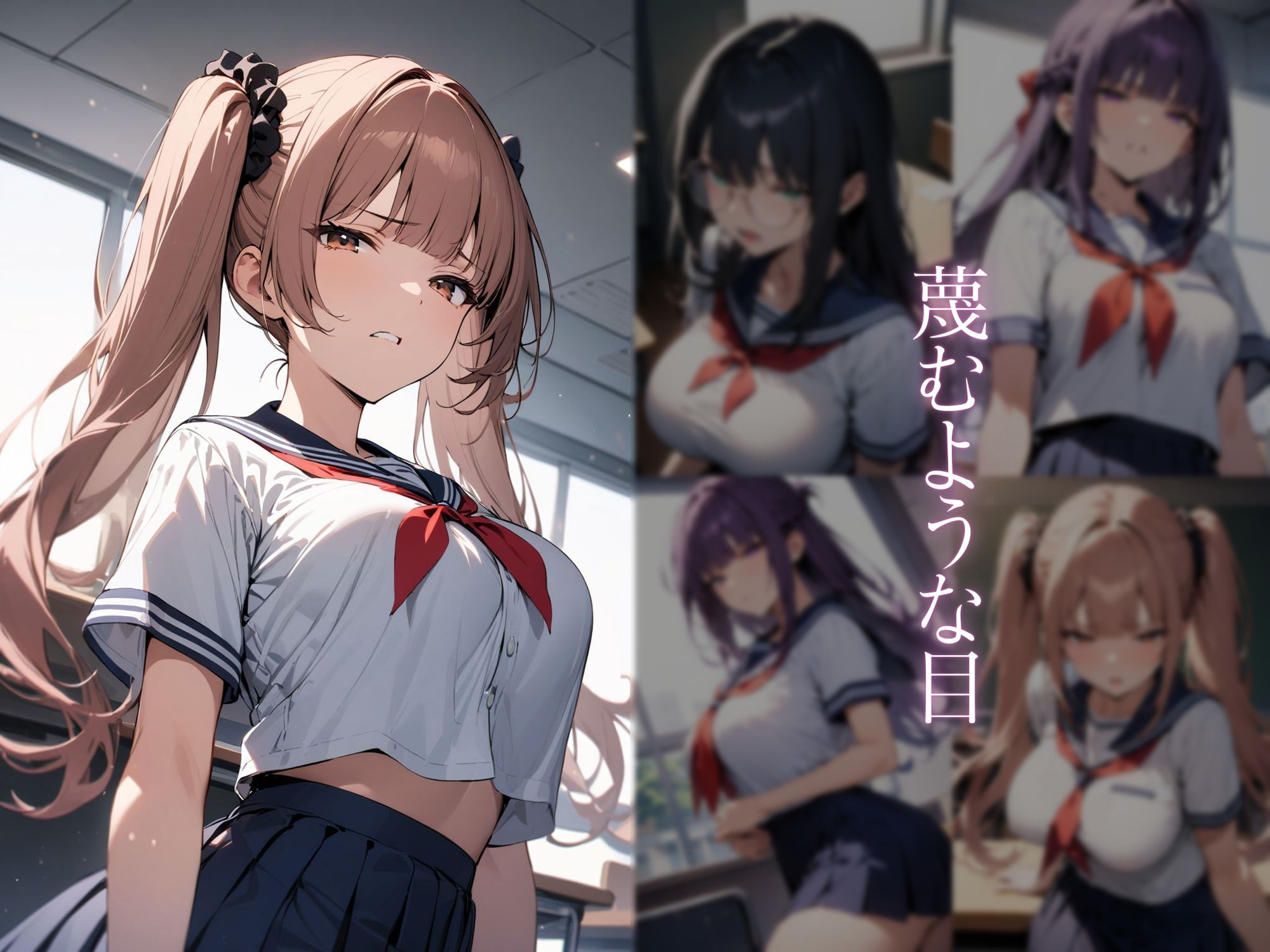 サンプル画像1:蔑むような目で俺を見てくる三軍女子の弱みを握ったので緊縛してわからせてみた件(chappy) [d_432240]