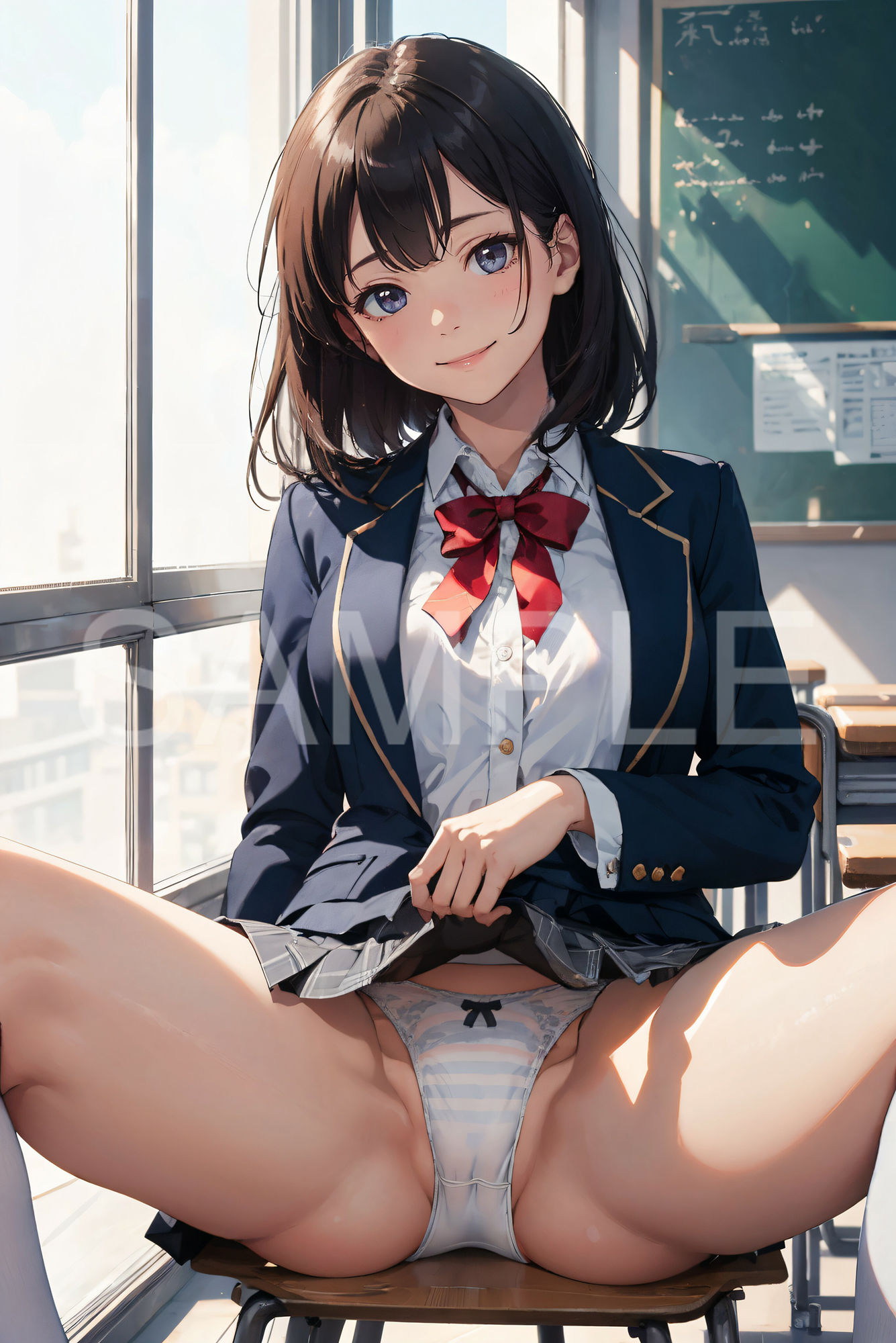 サンプル画像4:制服女子パンティー図鑑 その3(あなスタシア) [d_432242]