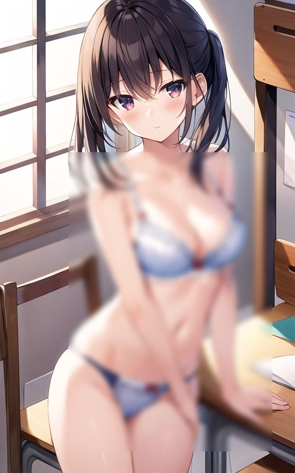 サンプル画像1:下着だけの、僕だけのマドンナ(AI美女工房) [d_432256]