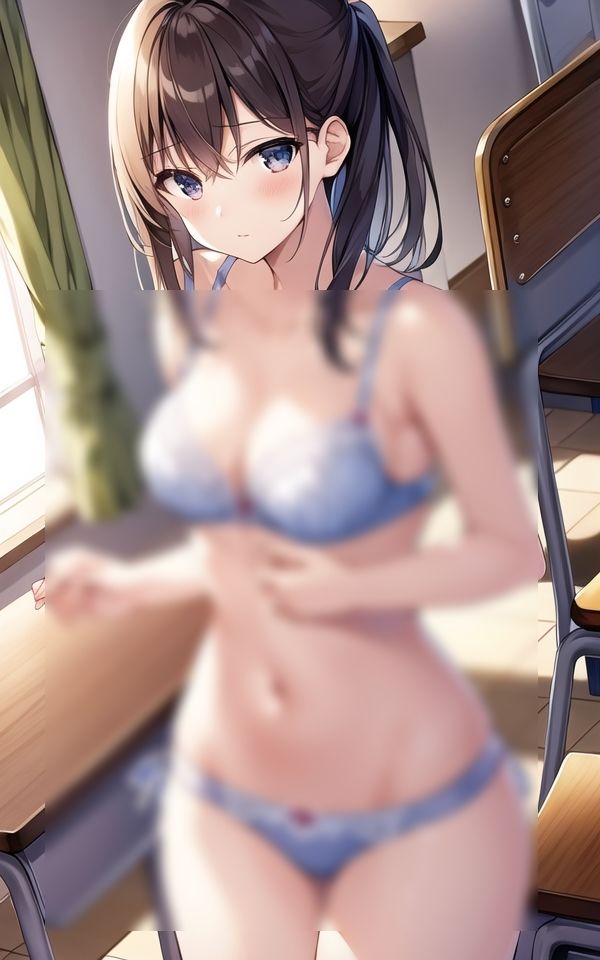 サンプル画像3:下着だけの、僕だけのマドンナ(AI美女工房) [d_432256]