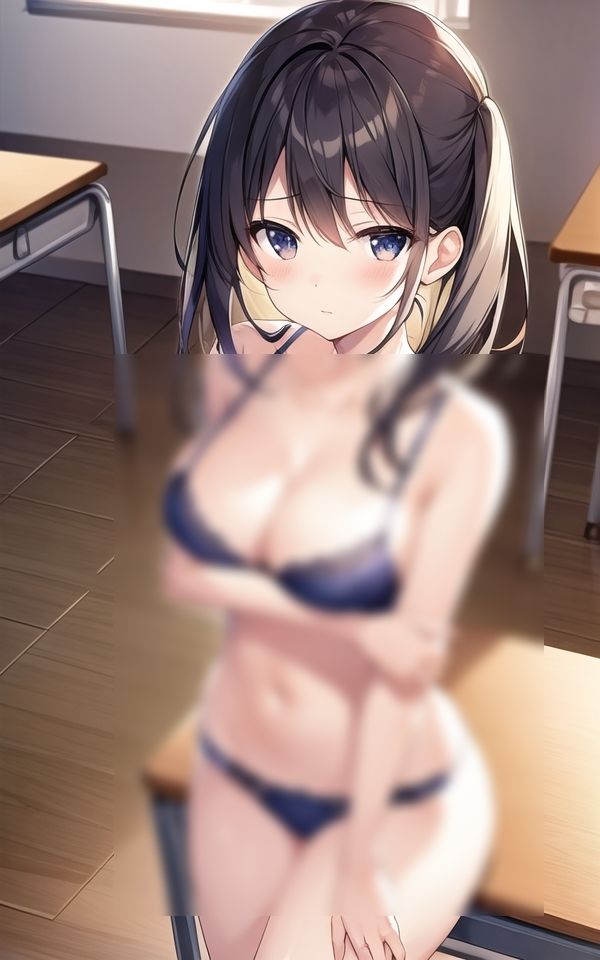 サンプル画像4:下着だけの、僕だけのマドンナ(AI美女工房) [d_432256]