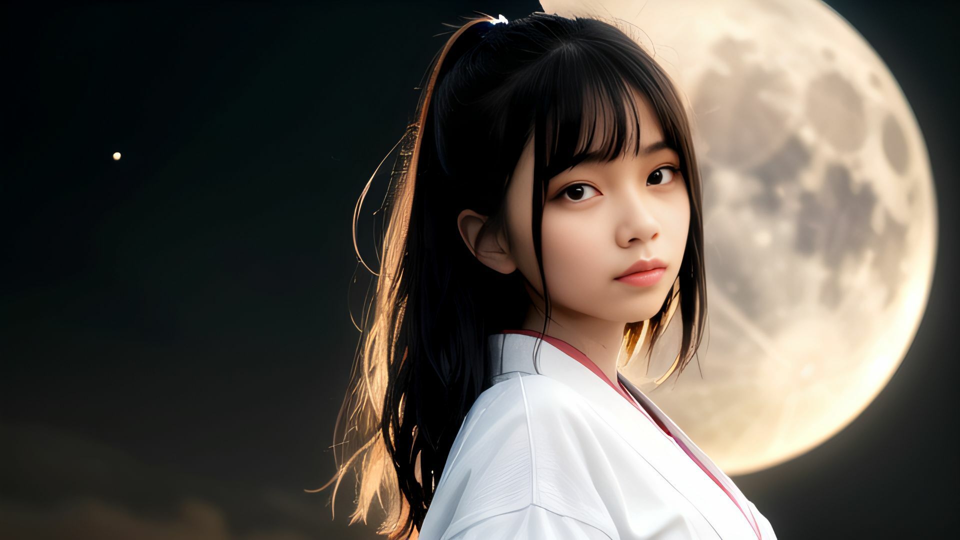 サンプル画像5:おつきみおっぱい AI写真集(Gugh Gouf Burgers) [d_432259]