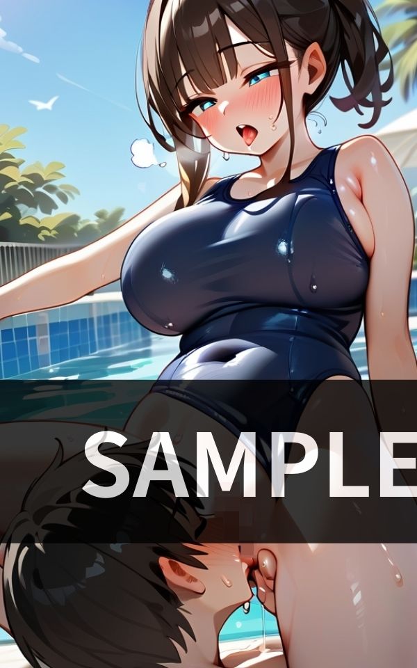 サンプル画像3:文化祭 マン汁ジュース1杯500円 水着女子を多数用意しております。(桃色天使) [d_432377]