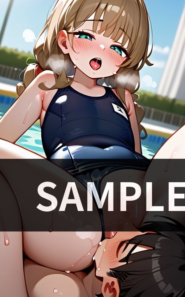 サンプル画像5:文化祭 マン汁ジュース1杯500円 水着女子を多数用意しております。(桃色天使) [d_432377]