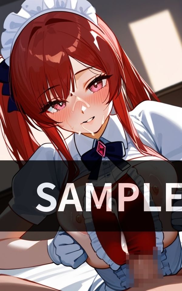 サンプル画像2:巨乳メイドの パイズリ挟射 気持ち良過ぎて顔射になっちゃう！(楽園ヒーロー) [d_432417]