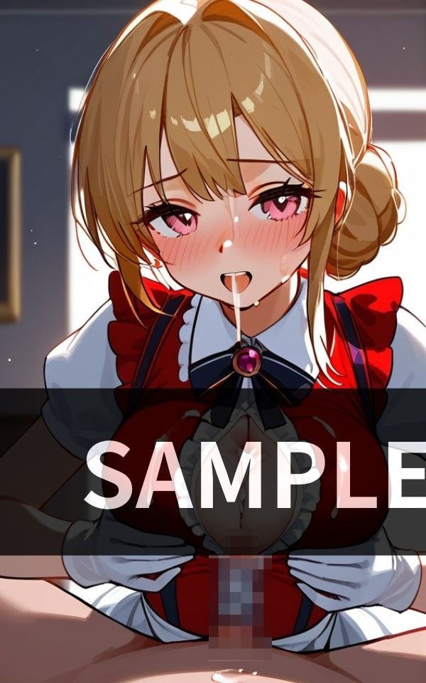 サンプル画像3:巨乳メイドの パイズリ挟射 気持ち良過ぎて顔射になっちゃう！(楽園ヒーロー) [d_432417]