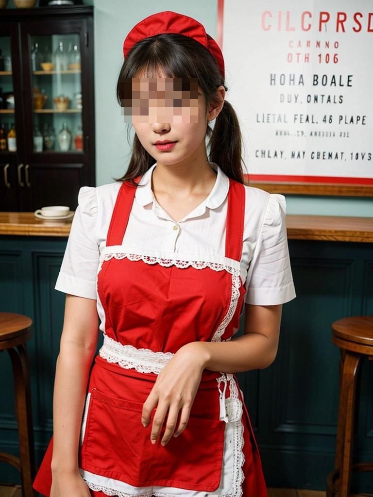 サンプル画像1:コスプレ天国〜ウェイトレス 編 vol.4(職業・ユニフォーム) [d_432453]