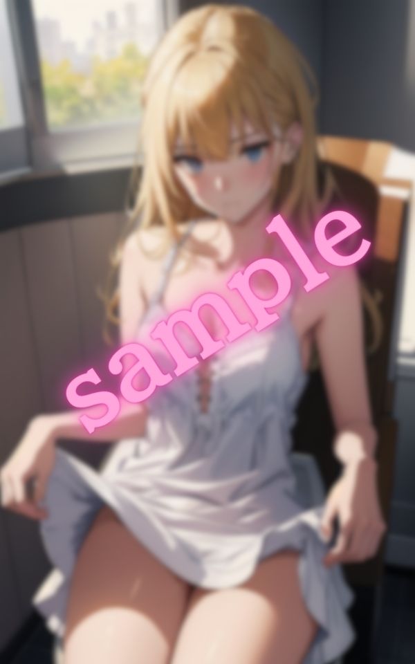 サンプル画像3:間に合ってよかった・・・【漏れそうになり帰宅後急いでトイレに駆け込む金髪ギャル】(Meow2) [d_432457]