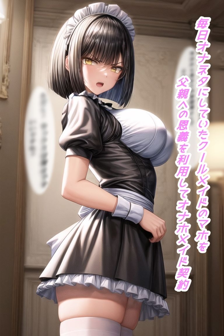 サンプル画像1:俺の専属オナホメイド〜強気なクールメイド「マホ」編〜(私はいつでもここにいる) [d_432466]