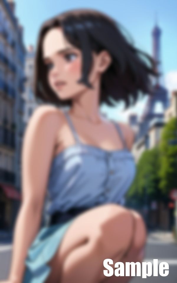 サンプル画像1:パリジェンヌ娘(ぜるえる) [d_432493]