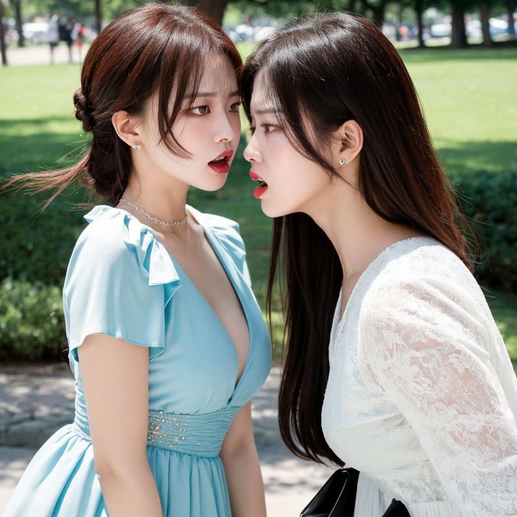 サンプル画像1:女の喧嘩 キャットファイト Catfight AI動画2(CFAIC) [d_432612]