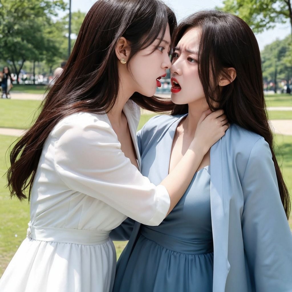 サンプル画像2:女の喧嘩 キャットファイト Catfight AI動画2(CFAIC) [d_432612]