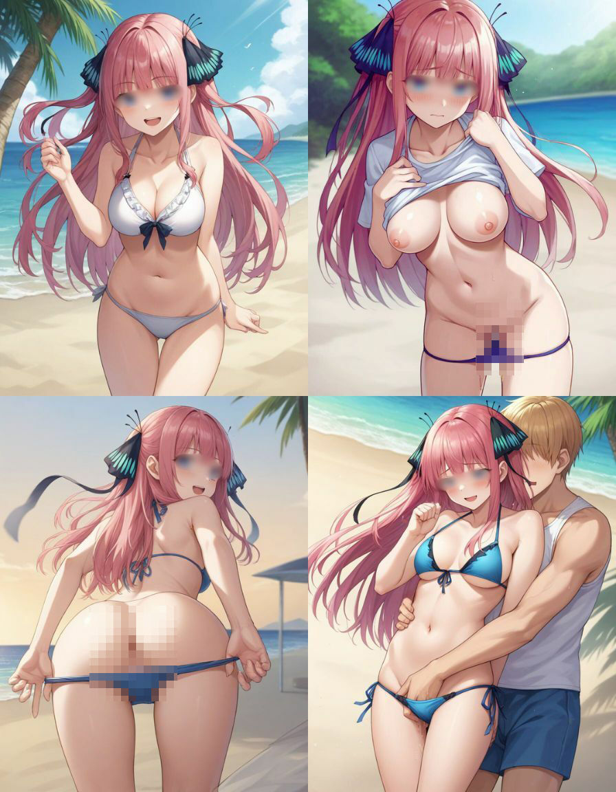 サンプル画像2:IF・・・憧れのヒロインがエチエチだったら・・・ 五等〇の花嫁 二乃 編(いちごミルクif) [d_432652]