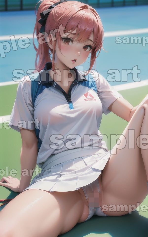 サンプル画像6:テニス合宿スペシャル280連発！おまんこくぱぁの開脚で朝練習(美少女戦隊神レンジャー) [d_432654]