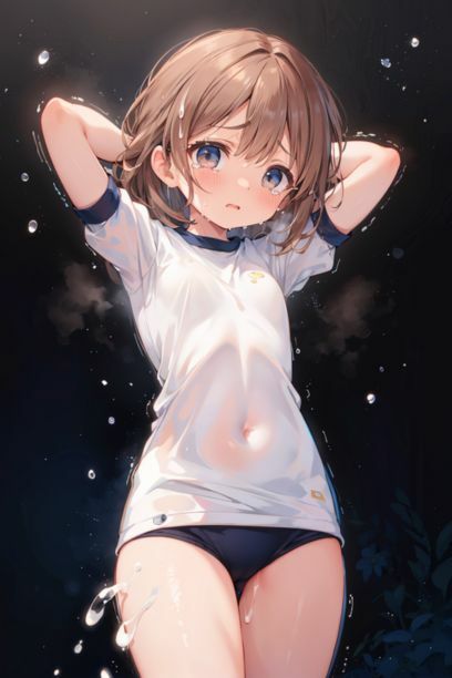 サンプル画像5:体操服ブルマの茶髪ちゃんにぶっかけ中出し(とらいあどら) [d_432686]