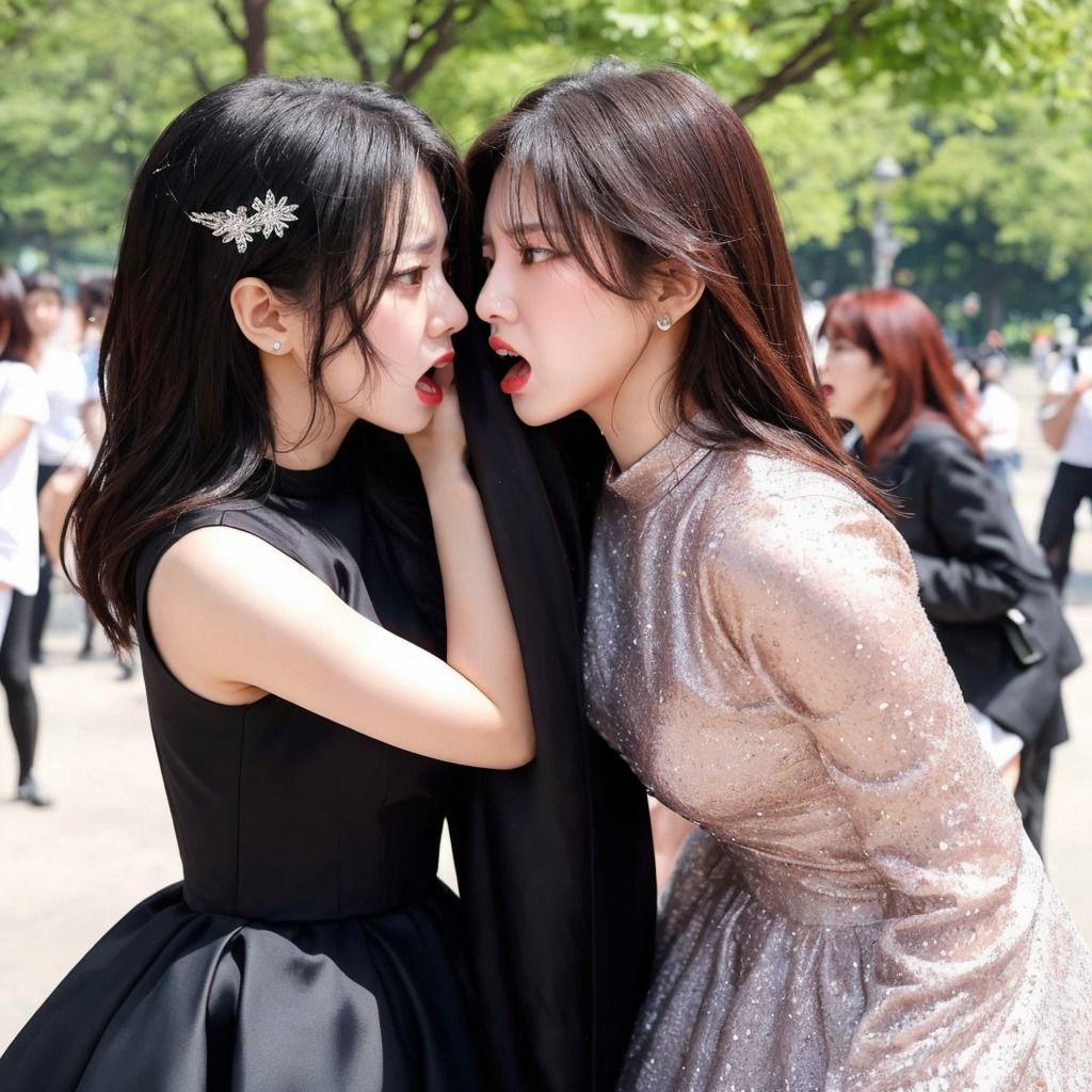 サンプル画像1:女の喧嘩 キャットファイト Catfight AI動画3(CFAIC) [d_432699]