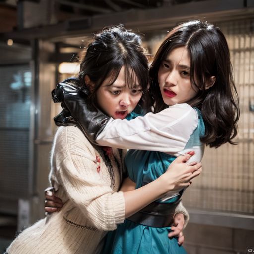 サンプル画像1:女の喧嘩 キャットファイト Catfight AI動画4(CFAIC) [d_432707]