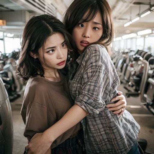 サンプル画像5:女の喧嘩 キャットファイト Catfight AI動画4(CFAIC) [d_432707]